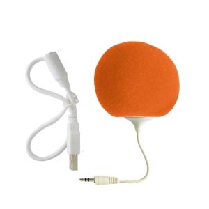 Sponge Ball Speaker with 3.5mm Headphone Jack Small Portable Speaker Birthday Gift ABS for Classmates Friends-