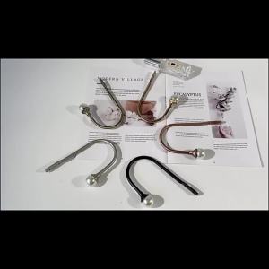 Magnetic Curtain Tieback Hook holds curtain panels in gathered position for living room bedroom or office window curtain tieback hook curtain tieback magnetic curtain