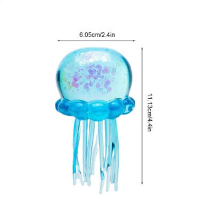 Oldlaiben Jellyfish Sensory Toy Cute Squeeze Toy Stress Relief Relax Fun Toy Great Gift for Kids Adults
