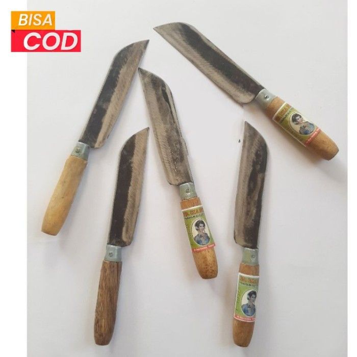 Pisau Dapur Bahan Baja Ukuran 26x3cm Super Tajam UD Eka Dewi