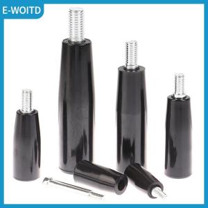 【E-WOITD】 1pc Revolving Handle M6 M8 M10 M12 Plastic Metal Knob Male Threaded Stem Handwheel Screw Milling Machine Tools Lathe Grinding