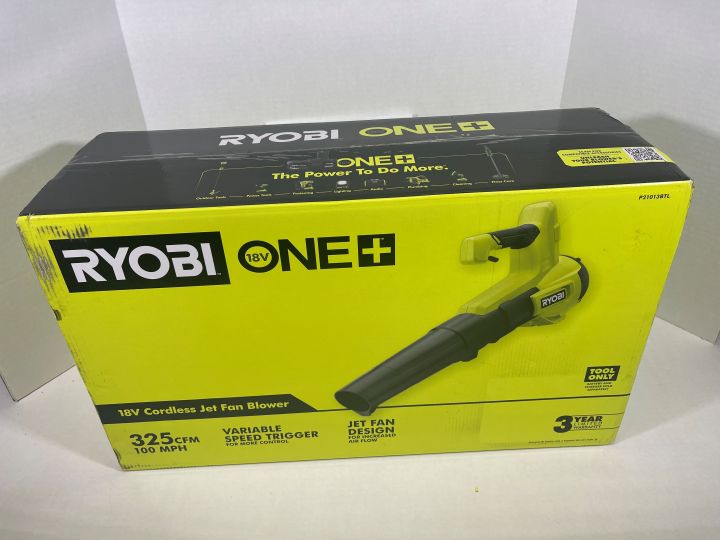 RYOBI P21013BTL 18V 100 MPH 325 CFM Cordless Battery Variable Speed Jet ...