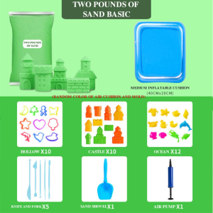 1KG 39Pcs Sand Toys Sets Dynamic Eco Sand Castle Play Set Slime Tools Play Diy Toy Space sand for Kids Mainan Pasir 沙玩具