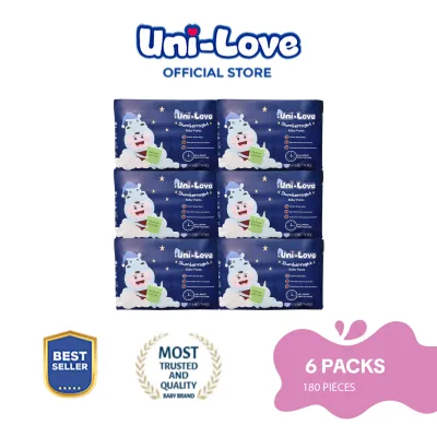 Uni-Love Slumbernight Baby Pants (XX-Large) 30s Pack of 6 - Hypoallergenic | For Heavy Wetter | Overnight | Super Absorbent | Ultrasoft | Neutralizes PH Level | Double Leakguard | Pants Type | Breathable