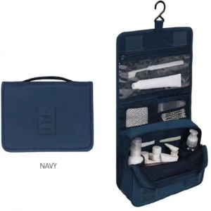 Hengfa Lina Hook Cosmetic Bags for Women Neceser Travel Makeup Pouch Waterproof Toiletries Storage Bag Ladies Make Up Organizer Beauty Bag