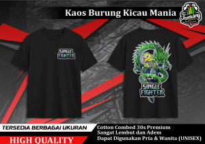 Kaos T-Shirt Baju Burung Kicau Mania Desain LoveBird Kaos Distro Kaos Pria Desain Custom COD