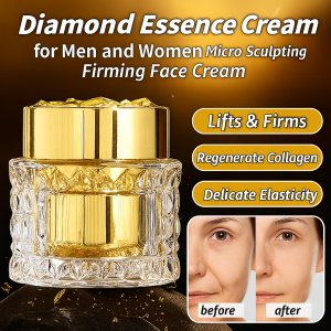 Ginseng Gold Foil Firming Micro-Sculpting Essence Cream for All Seasons Adults  Hydrating Moisturizer  Anti-Dryness  Anti-Wrinkle