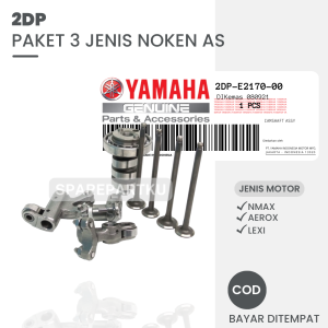 2DP PAKET NOKEN AS NMAX / HEMAT 3 JENIS NOKEN + KLEP PAYUNG + PELATUK / NMAX LAMA / 150 / AEROX 155 / YAMAHA LEXI / CHAMSHAFT ASSY / KLEP SET / PELATUK TEMPLAR