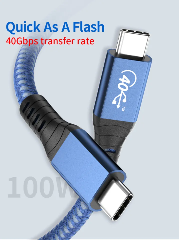 TiMOVO 5 Inch USB C Cable - 240W Fast Charging & 40Gbps Data Transfer Short Cable