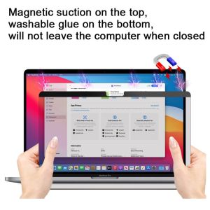 Penapis Privasi Magnetik Magnetic Privacy Filter For Macbook Air13.3 Pro13 M2 13.6 Pro 14.2 Air 15.3 A1707 A1990 Anti-Spy Screen Protector Anti-peep/Glare Matte Film