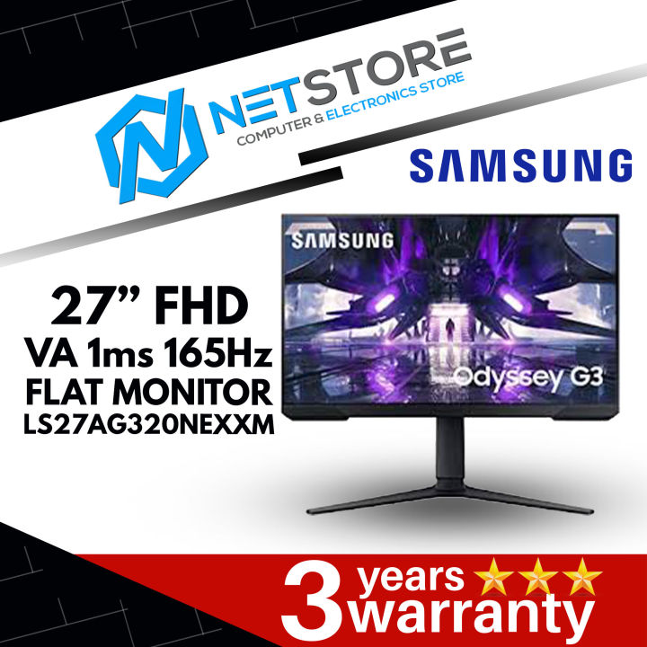 SAMSUNG 27” ODYSSEY G3 FHD VA 1ms 165Hz FLAT MONITOR - LS27AG320NEXXM ...