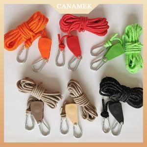 [CANAMEK] Outdoor Camping Rope Tent Rope Pulley Regulator Adjustable Lifting Rope