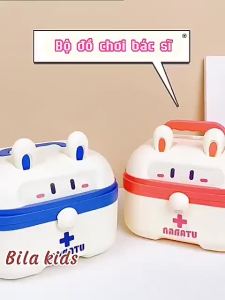 Bộ đồ chơi bác sĩ xe cứu thương cao cấp cho bé mô phỏng nha sĩ + khám răng