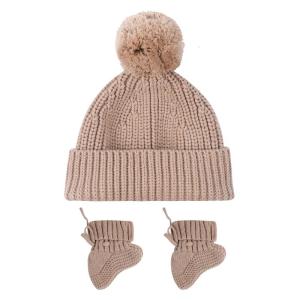 Handmade Bé Booties vớ đan Giày Và Bộ mũ Cho Trẻ sơ sinh Mềm Mại & Thoáng Khí Nắp ca-pô Vớ Cho 0-6 Tháng