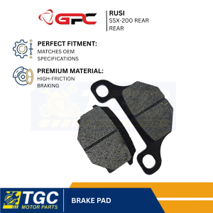 GPC BRAKE PAD SSX-220 RUSI - REAR ( 1 PC )