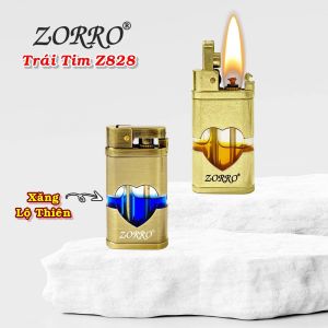 BẬT LỬA LỘ THIÊN HÌNH TRÁI TIM Z828 XÀI XĂNG