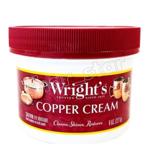 Wrights Copper Cream Polish 8oz/227g Brass Bronze Cleaner