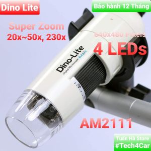 Kính hiển vi điện tử Dino Lite AM2111 hàng chính hãng [Tech4Car]