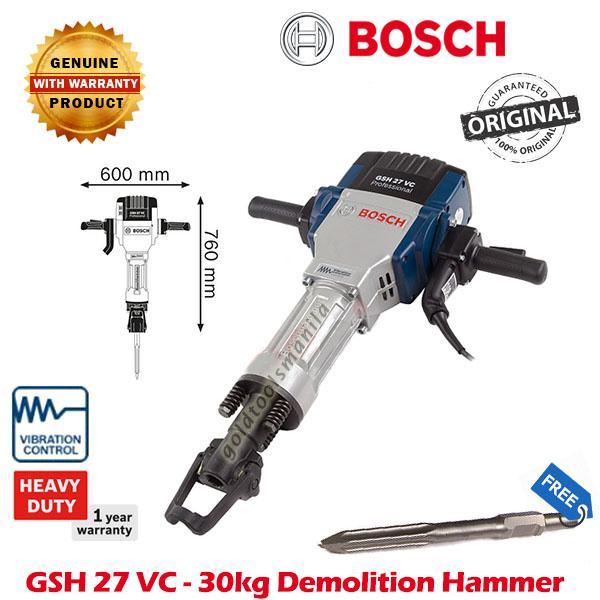 BOSCH GSH 27 VC Professional 30kg Demolition Hammer / Jackhammer