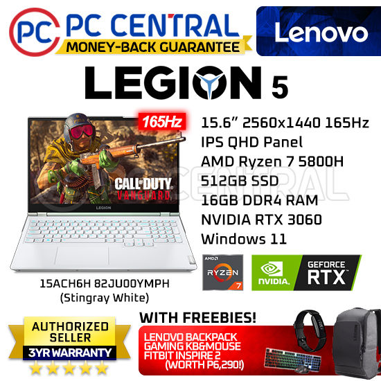 Lenovo Legion 15ACH6H 82JU00ESPH Gaming Laptop Stingray White