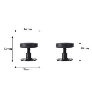 CNAIFE2 1 cái Ren Chốt kim loại Cố định Yên tĩnh Chống rung Tự dính Cố định phòng tường Khung giường Nút chặn đầu giường Chặn cửa