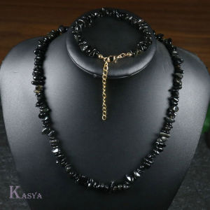 Set Kalung Gelang Wanita Bohemia Chip Batu alam indiana red coral handmade Set Perhiasan Kalung Penyembuhan Meditasi DIY