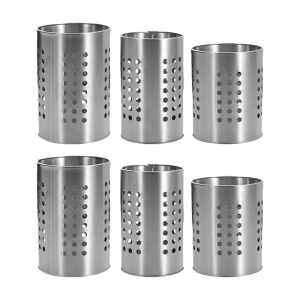 แพ็ค2ตัวเครื่องใช้ในครัวหลายตัว Sumpit Baja Antikarat หลอดสำหรับการจัดระเบียบช้อน Spatulas