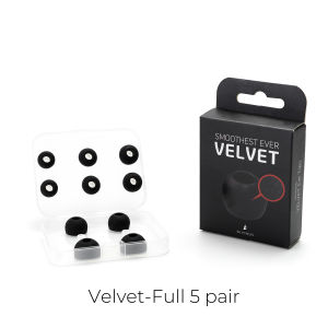 HiFiGo Divinus Velvet Silicone Earphones Ear Tips for Nozzle Size 3-5mm Soft Deeply Eartips For IEMs Earbuds AFUL Performer 5/8