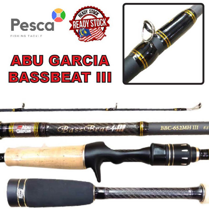 PESCA - ABU GARCIA Bass Beat III Casting Rod 642ML/652MH Fishing Rod BC Rod  Baitcasting Rod Joran Pancing Joran Mancing