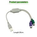 USB External To PS / 2 PS2 Internal Converter Cable Converter Adapter Keyboard Mouse Scanner USB Expansion Cable PS2 USB Cable. 