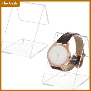 [The Gesh] Acrylic Watch Display Stands Clear Watch Holder Organizer Jewelry Watch Rack Single Watch Display Holder Showcase