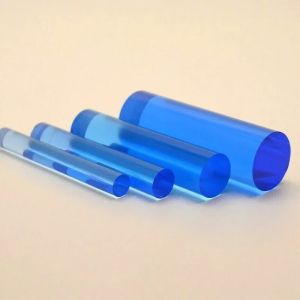 Coloured Tinted Extruded Clear Transparent Acrylic Round Rod PMMA Circular Bar