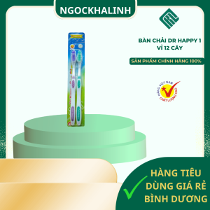 Bàn chải đánh răng Dr. Happy sao sáng mềm mại(1 cặp)