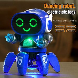 Electric Singing And Dancing Inligent Robot With Light Sound Effect Toy