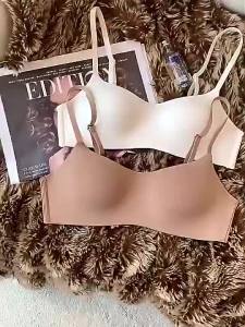 Sun Kissed ⛱️ ⛱️ B03 ส่งไวจากไทย  ชุดชั้นในไร้รอยต่อ บราแฟชั่น บราสตรี บราหลัง ไม่มีโครงรวบ บาง ใส่สบาย ระบายอากาศได้ดี สายสะพายไหล่ปรับได้