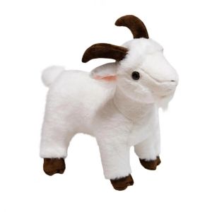 SIRENXI Động vật dễ thương Búp bê dê nhồi bông Bông PP 30/40cm Đồ chơi lông cừu sừng Đồ chơi búp bê Nhồi bông Quà Tặng trẻ em