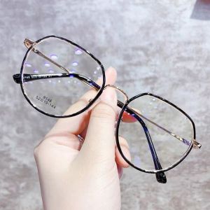 Kacamata Anti Radiasi & Baca Casual Retro Frame Besi