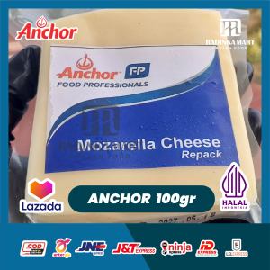 Keju Mozzarella Anchor repack 100gr - Anchor Reapack Mozarella Cheese100gr - Keju anchor exp terbaru pabrik asli 100% mozarella