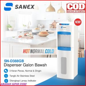 paling bagus SANEX SN-D388GB Dispenser Galon Bawah Hot Normal & Cold