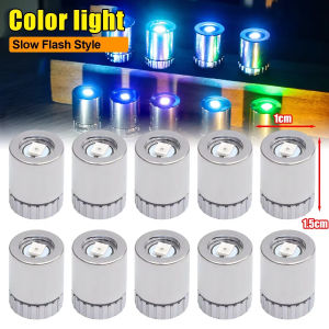 50/10PCS Mini LED Light Small Light Bulb for Lantern Wick Base Battery Powered Colorful Lights DIY Holiday Luminous Innner Lamp