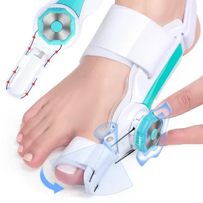 Tech Love Bunion Corrector for Women Men Big Toe Adjustable Bunions Fix for Relief Orthopedic Toe Correction with Anti-slip Heel Strap Suitable for Left and Right Feet Day Night Support 1PC