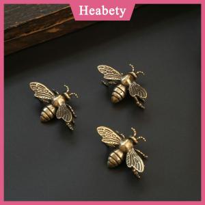 Heabety  Đồng cổ điển 1 cái 2 cái Mini Bee sưu tập bức tượng nhỏ-làm bằng tay trang trí bàn cổ-Món quà lý tưởng cho nhà sưu tập văn phòng