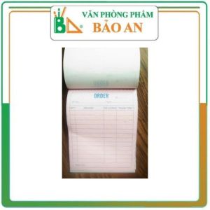 Sổ Order 3 liên A6 2 liên 85x130mm khổ A6  (10  QUYỂN )sổ order mua 10 quyển tặng 1 quyển