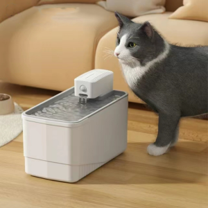 2.5L Wireless Cat Water Fountain 4000mAh Battery Rechargeable Smart Sensor Automatic Cats Drinking Bowl Pet Water Dispenser