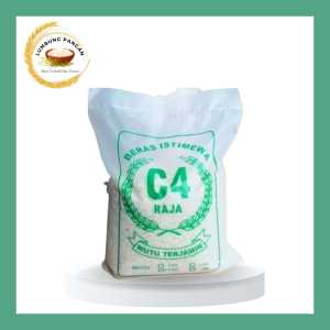 Beras C4 Raja Super Premium 1kg / Beras C4 Pulen Termurah / LumbungPangan