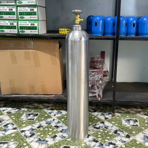 Bình CO2 Thực Phẩm Thể Tích 8 Lít 10 Lít Nhôm Nguyên Khối