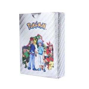 55pcs Kartu Pokemon Cards Gold Emas Hitam Langka Charizard Pikachu Langka Bahasa Inggris 1 box