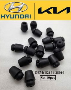 Cao su giảm chấn cánh cửa xe Hyundai-Kia giá rẻ-OEM: 82191-28010 (Giá là 1 Set 10pcs)
