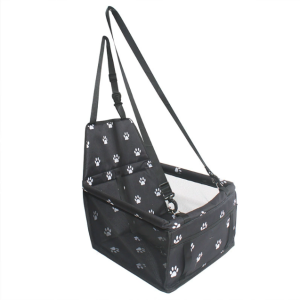 HATELI Pet Booster Car Seat (front/back seat) Car Seat for Dog Puppy Cat Portable Pet Booster Cat Puppy Car Seat with Clip-On Safety Leash and PVC Support Pipe Anti-Collapse Perfect for Small Pets