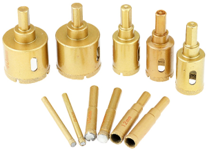 (1pc) Diamond Brazed Core Dry Drill For Porcelain Tiles Marble Glass Granite Hole Saw Cutter Accessories Cutting